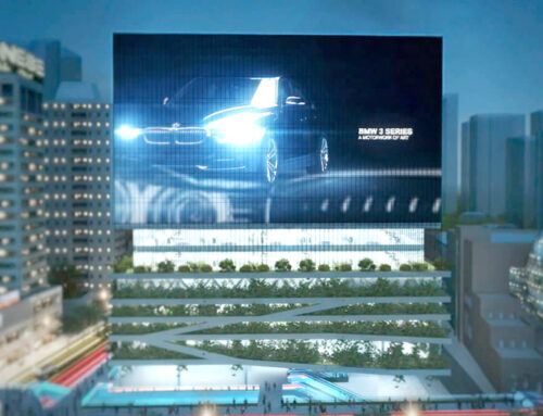 Future City Digital Signage Advertising Display and LED Lighting Innovation